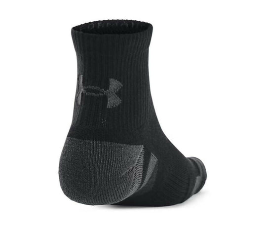 UA Performance Tech 3pk Qtr-BLK