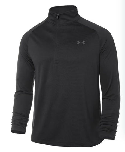 UA Tech 2.0 1/2 Zip-BLK