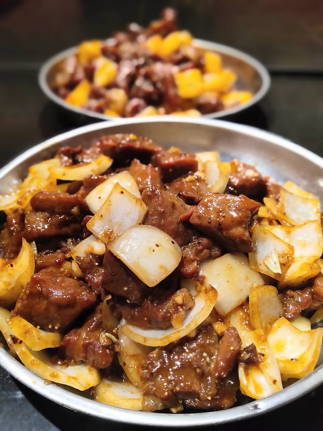 黑椒牛柳粒