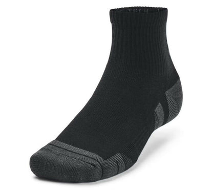 UA Performance Tech 3pk Qtr-BLK