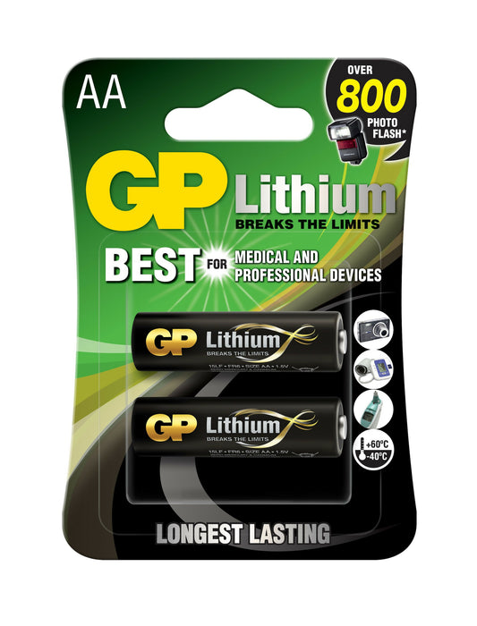 相機鋰電池 AA Size - 2粒咭裝